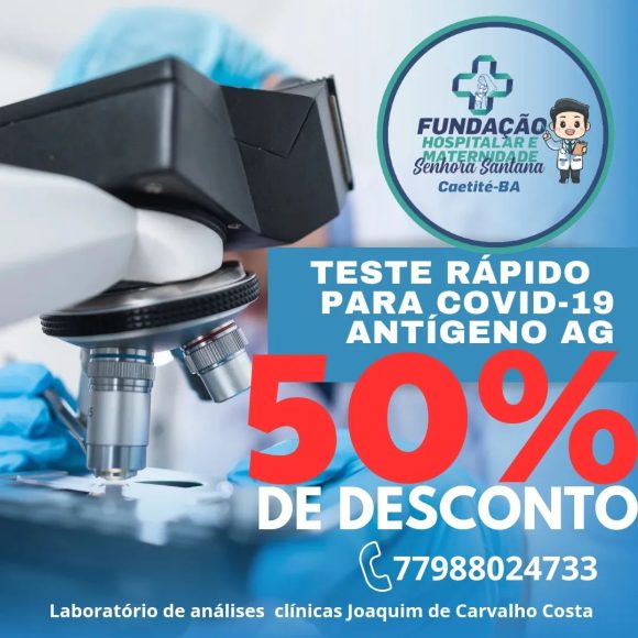 Promoção: Teste rápido Covid-19